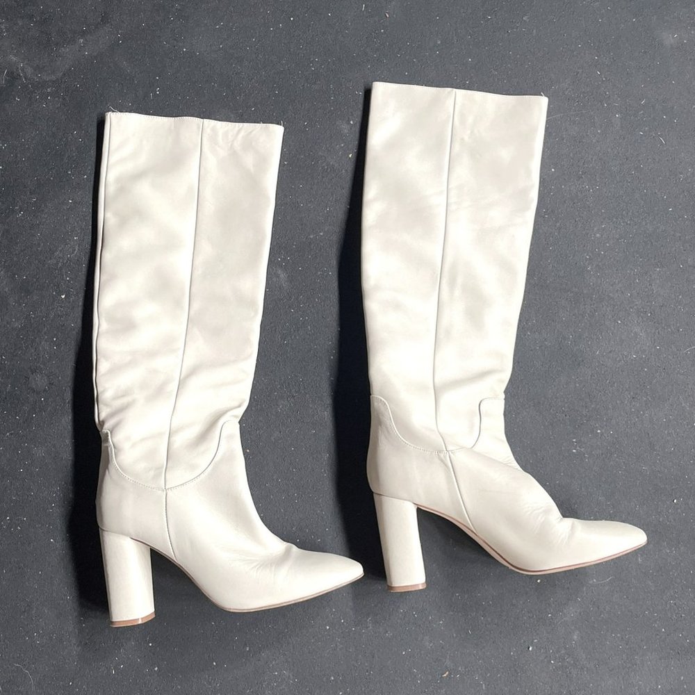 Zara White/Cream Boots